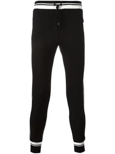 спортивные штаны с контрастной отделкой Dolce & Gabbana