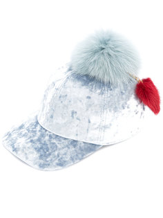 fur pom pom hat Federica Moretti