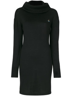 branded roll neck jumper dress Vivienne Westwood Red Label