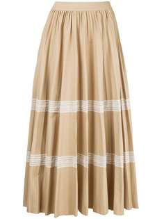 contrast stripe skirt Huishan Zhang