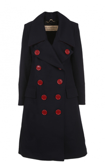Двубортное шерстяное пальто Burberry