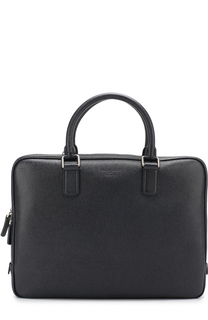 Кожаная сумка для ноутбука Giorgio Armani