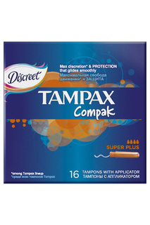 Тампоны гигиенические 16 шт TAMPAX