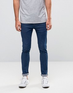 Супероблегающие джинсы в винтажном стиле Only & Sons - Синий