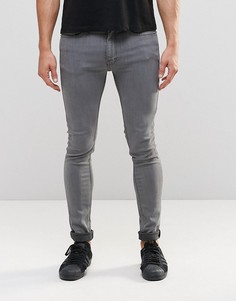 Серые облегающие джинсы LDN DNM - Серый