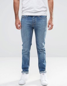 Темные джинсы в винтажном стиле с покрытием LDN DNM - Синий