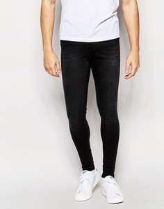Черные супероблегающие джинсы Waven Royd - Черный