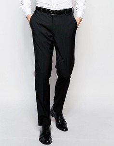 Черные зауженные брюки под смокинг ASOS - Черный