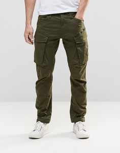 Суженные брюки карго с молниями G-Star Rovic 3D - Зеленый