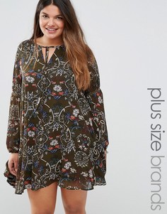 Свободное платье с принтом Alice & You - Мульти