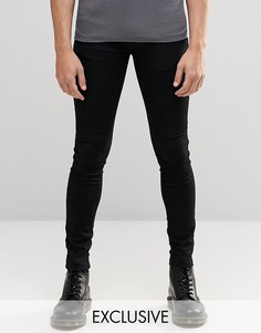 Черные джинсы с напылением Brooklyn Supply Co Hunter - Черный