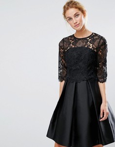 Платье с кружевным лифом Ted Baker Maaria - Черный