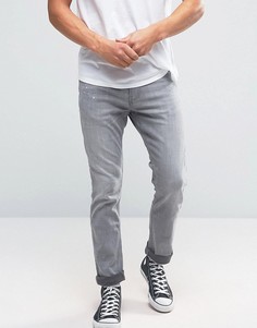 Серые эластичные джинсы скинни Hollister - Серый