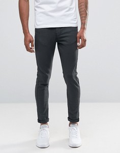 Темно-серые джинсы скинни с 5 карманами New Look - Серый