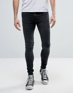 Ультразауженные черные джинсы скинни New Look - Черный