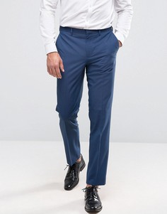 Фактурные брюки узкого кроя Burton Menswear - Синий