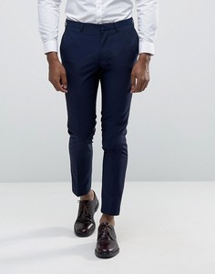Зауженные брюки Burton Menswear - Темно-синий