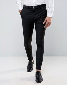 Ультразауженные брюки под смокинг Selected Homme - Черный