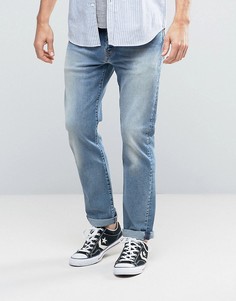 Светлые классические суженные книзу джинсы Levis 502 Macomb - Синий