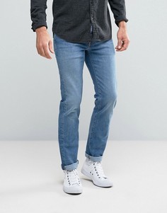 Синие выбеленные джинсы слим Levis 511 Thunderbird - Синий