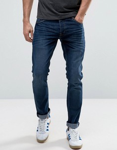 Темно-синие узкие эластичные джинсы Solid - Черный !Solid