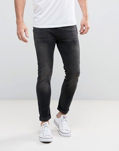 Черные выбеленные джинсы скинни Jack & Jones Intelligence - Черный