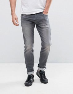 Серые выбеленные узкие джинсы Jack & Jones Intelligence - Серый