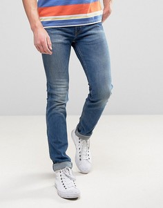 Выбеленные джинсы скинни с оранжевым ярлыком Levis 510 - Синий