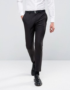 Зауженные меланжевые брюки Burton Menswear - Черный