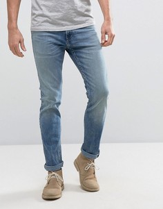 Выбеленные джинсы скинни Hollister - Синий