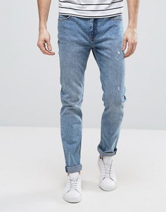 Выбеленные джинсы Cheap Monday - Синий