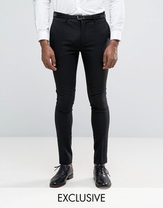 Супероблегающие брюки под смокинг Only & Sons - Черный