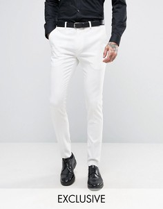 Супероблегающие брюки под смокинг Only & Sons - Белый