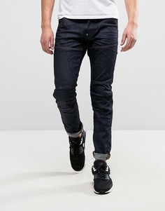 Узкие джинсы из необработанного денима G-Star 5620 - Темно-синий