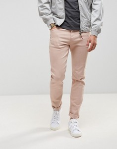 Нежно-розовые облегающие джинсы LDN DNM - Розовый