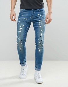 Супероблегающие джинсы Always Rare Dexter - Синий