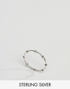 Серебряное кольцо с отделкой в виде шариков Kingsley Ryan - Серебряный