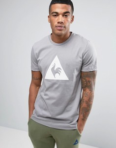 Серая футболка с большим логотипом Le Coq Sportif 1711092 - Серый