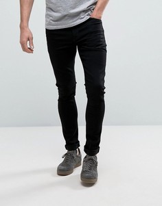 Черные джинсы с напылением ASOS - Черный