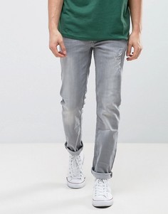 Зауженные джинсы с рваной отделкой Burton Menswear - Серый