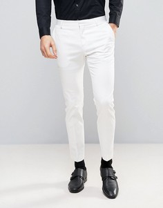 Белые узкие брюки под смокинг Selected Homme - Белый