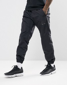 Черные тканые брюки Nike Air 861630-010 - Черный