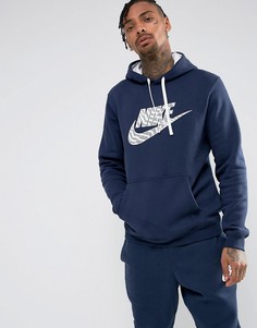 Темно-синий худи Nike 861726-451 - Темно-синий