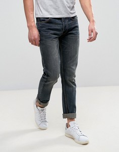Выбеленные узкие джинсы цвета индиго Bellfield - Синий