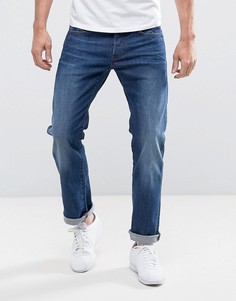 Прямые эластичные джинсы G-Star 3301 - Синий