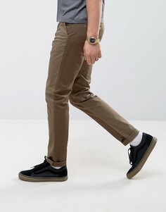 Зауженные брюки цвета хаки со вставками ASOS - Зеленый