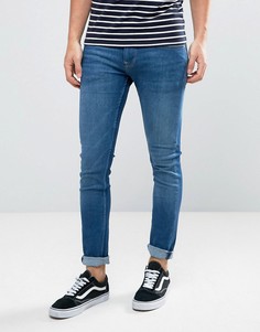 Облегающие слегка выбеленные джинсы Pepe Jeans Finsbury - Синий