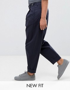 Темно-синие брюки ASOS - Темно-синий