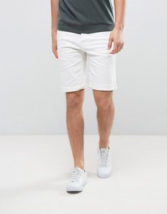 Джинсовые шорты скинни Burton Menswear - Белый