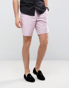 Строгие узкие шорты чиносы Burton Menswear - Розовый